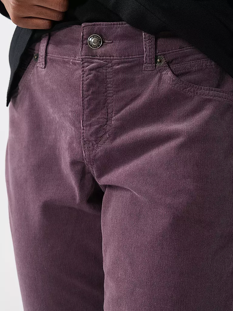 MAC | Cordhose Slim Fit | lila