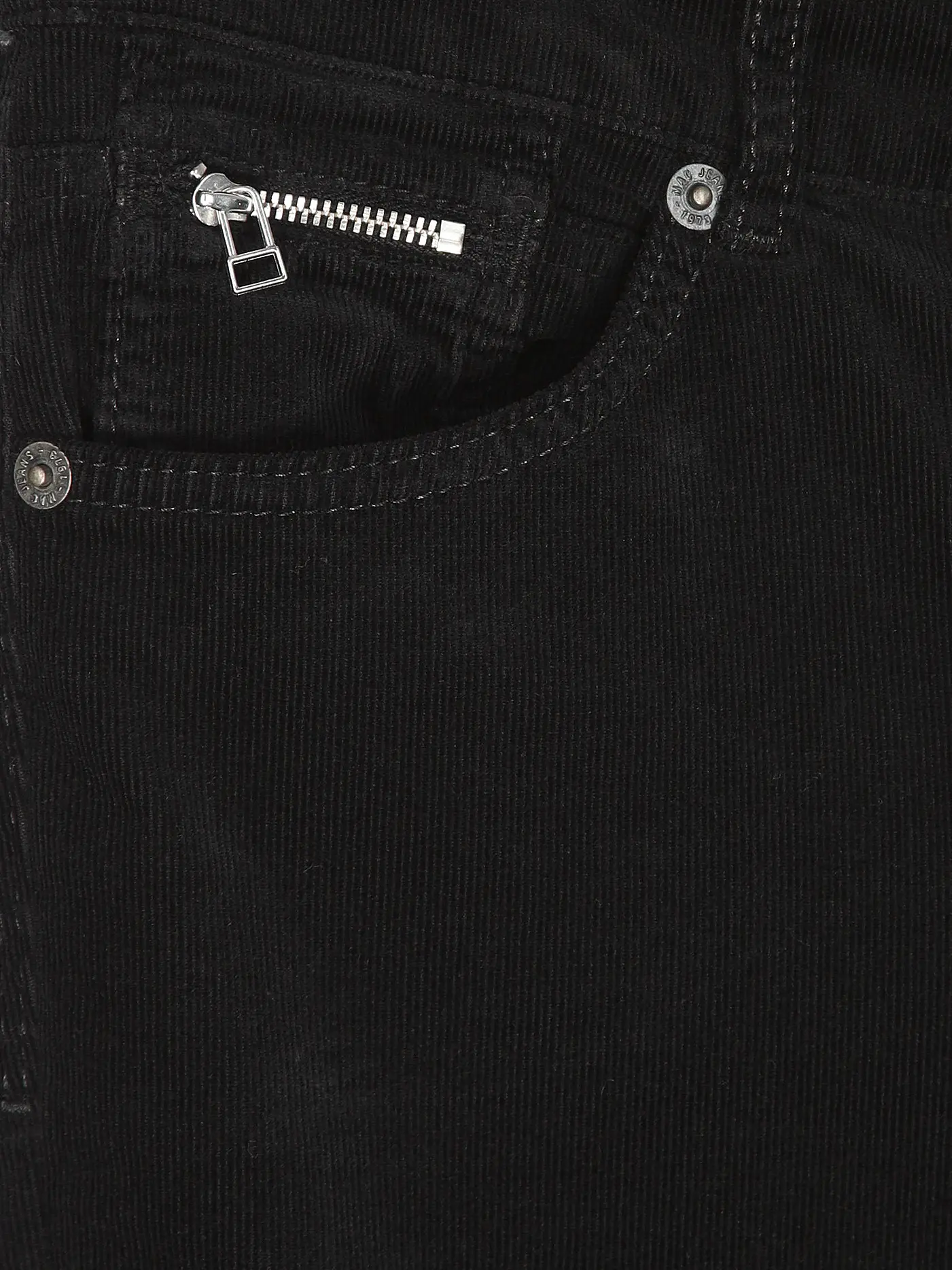 MAC | Cordhose Slim Fit | schwarz
