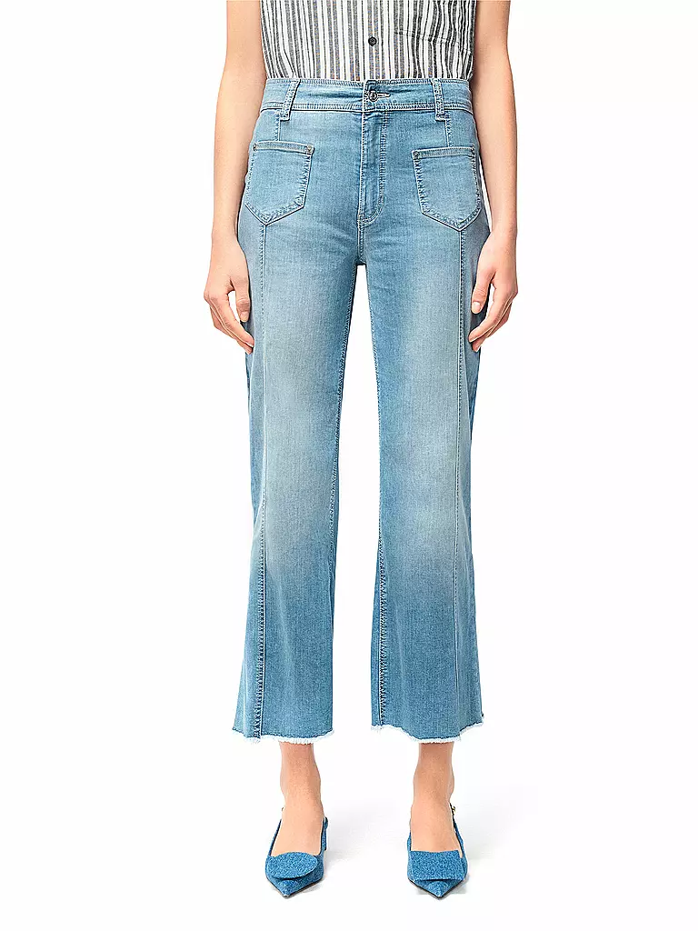 MAC | Jeans Wide Leg 7/8 JAMIE | hellblau