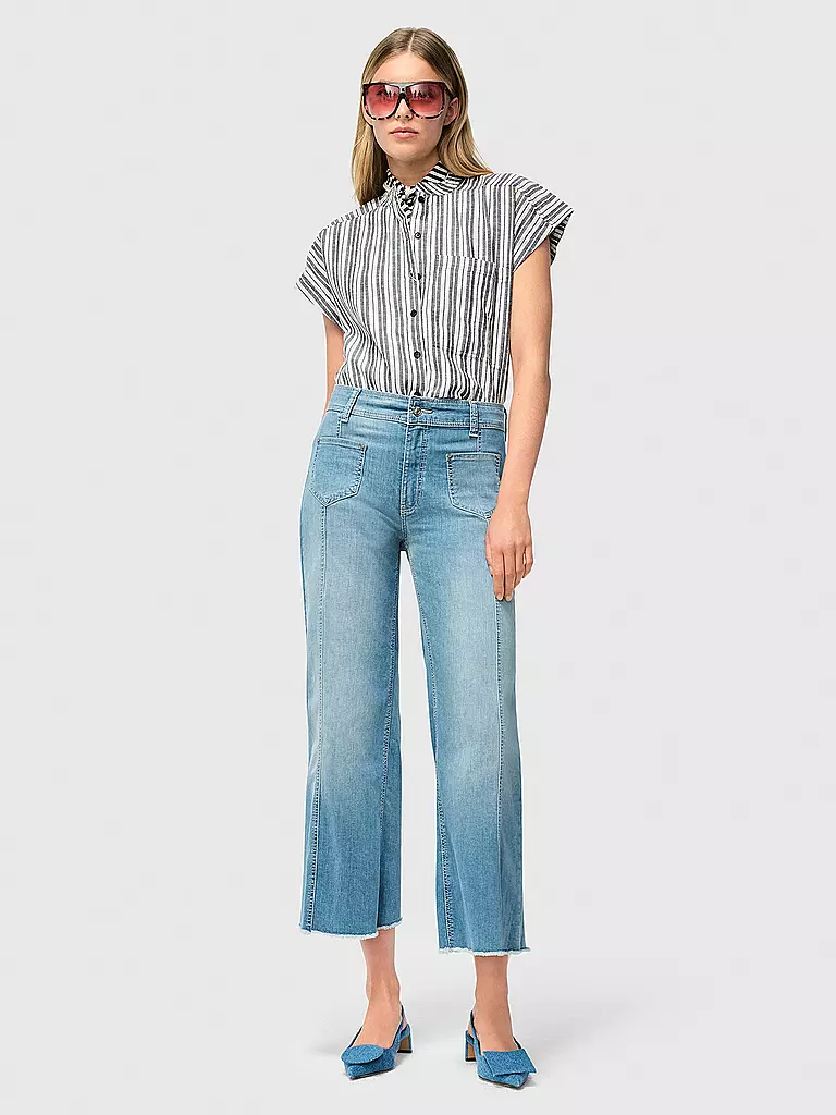 MAC | Jeans Wide Leg 7/8 JAMIE | hellblau