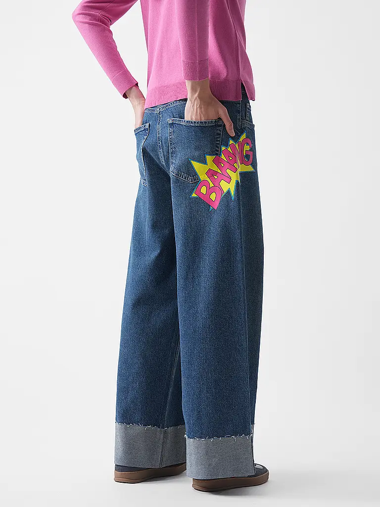 MAC | Jeans Wide Leg 7/8 NEVADA  | Blau