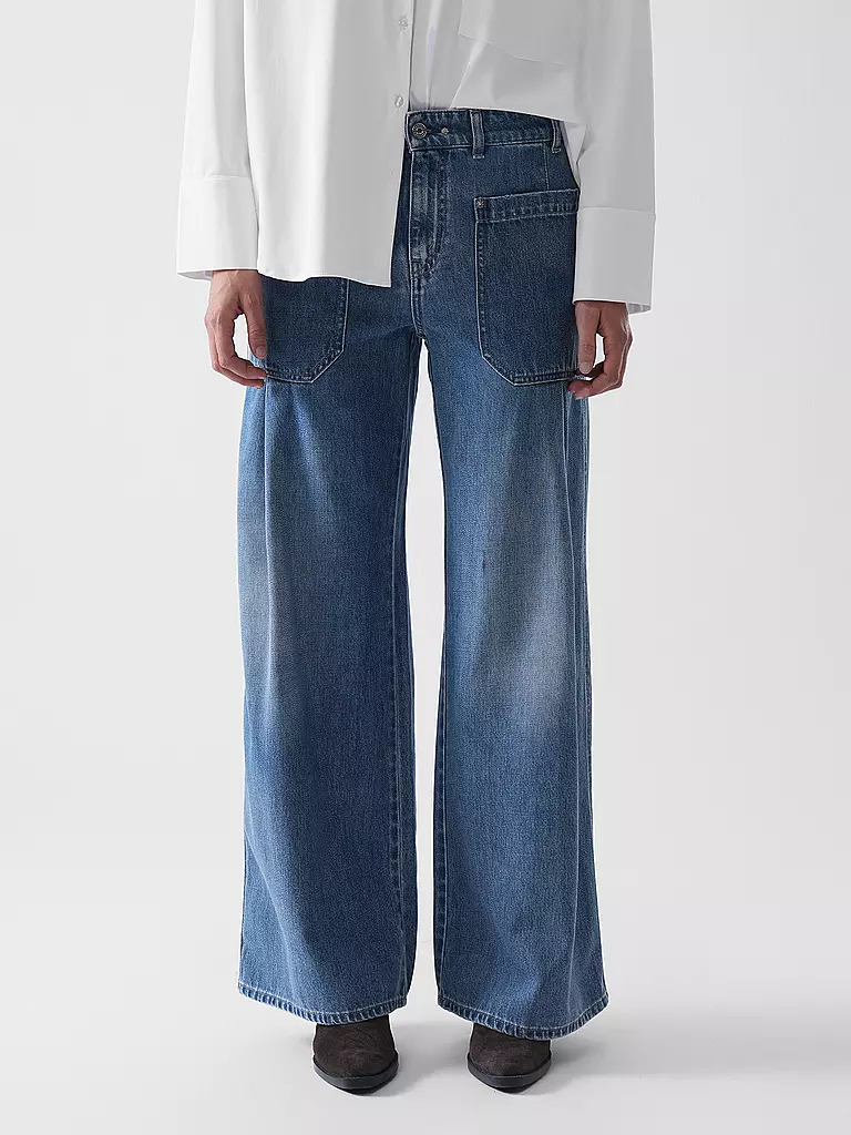 MAC | Jeans Wide Leg PORTLAND | blau