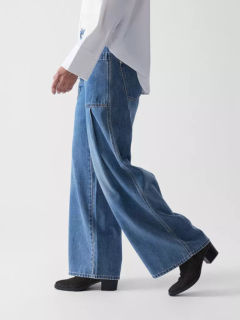 MAC | Jeans Wide Leg PORTLAND | blau