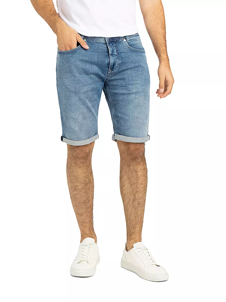 MAC | Jeansshorts  | hellblau