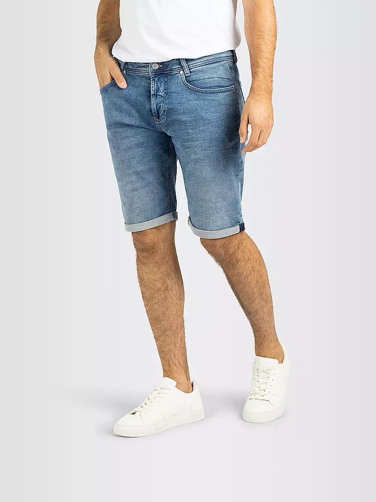 MAC | Jeansshorts  | hellblau