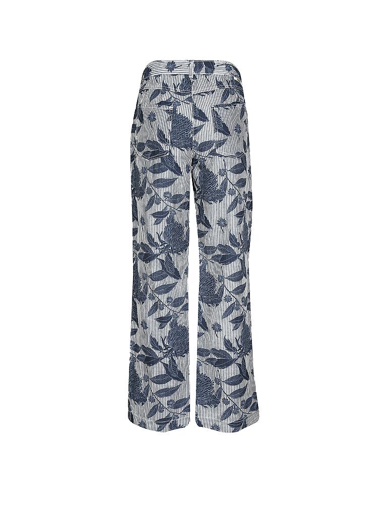 MAC | Leinenhose "Nelly" | blau