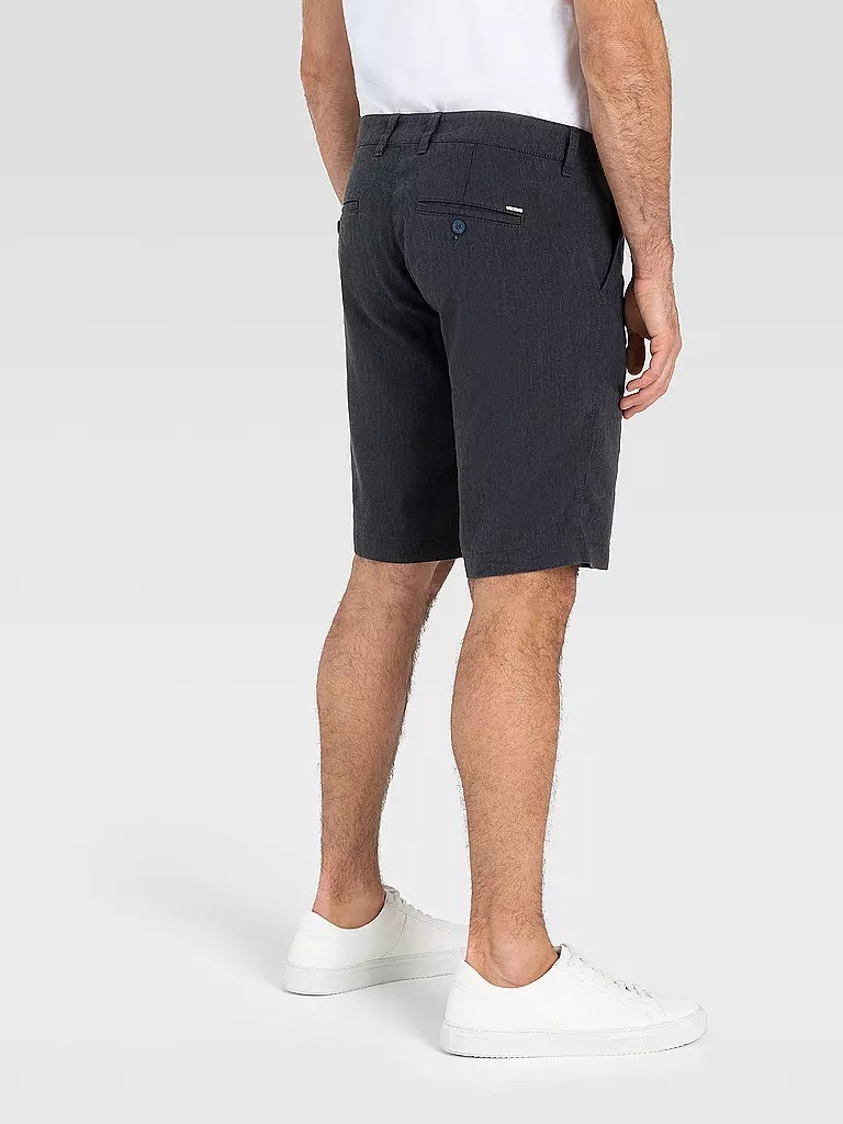 MAC | Leinenshorts LENNY | dunkelblau