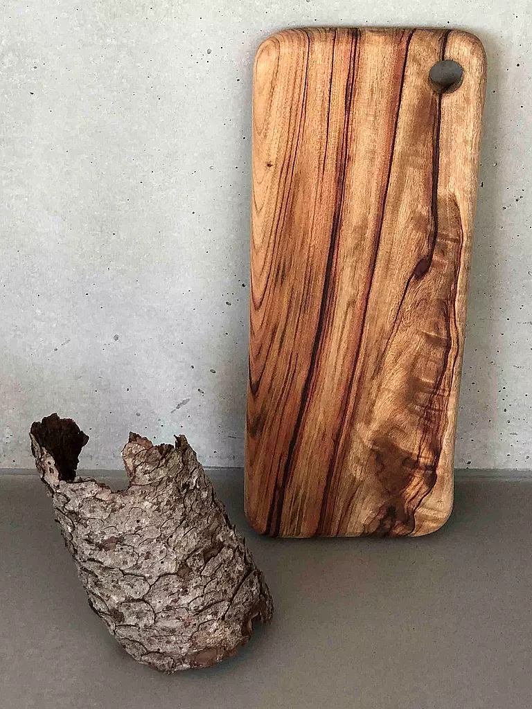 MACANI WOODDESIGN | Schneidebrett - Ecoboard Premium 40x17cm Medium Kampferloorbeer | braun