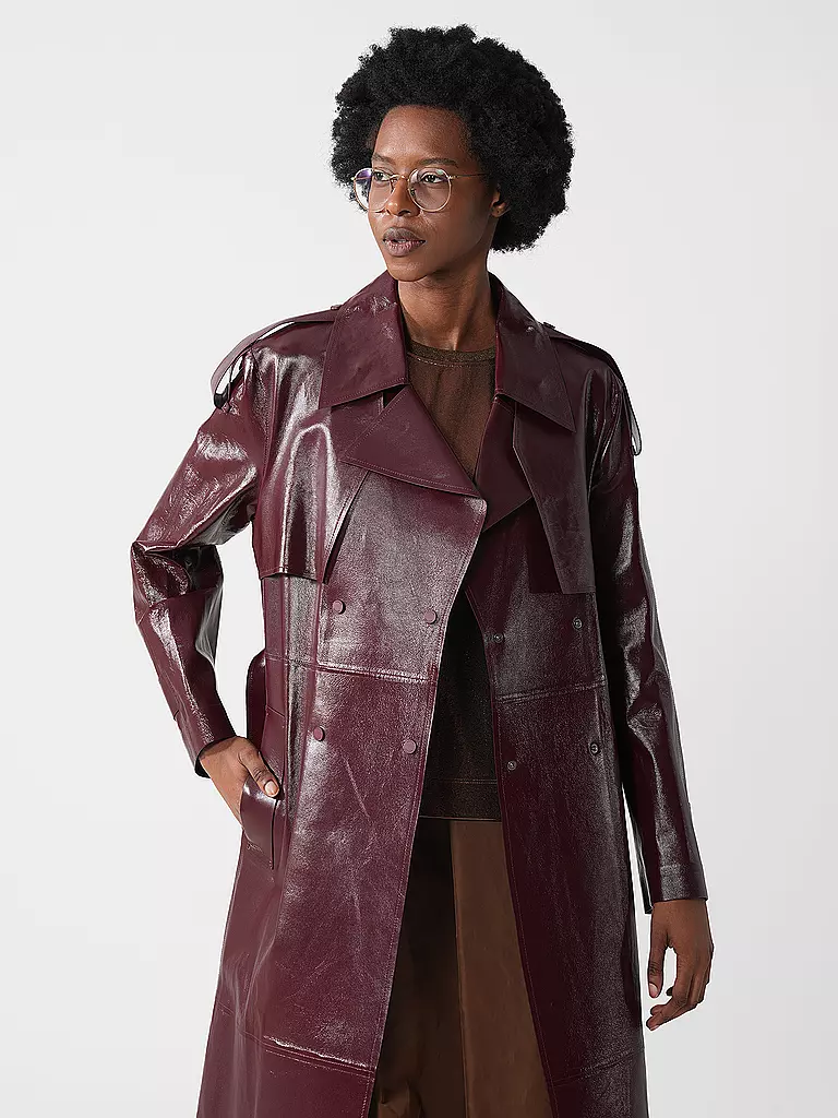 MACKAGE | Ledermantel CARMELA | dunkelrot