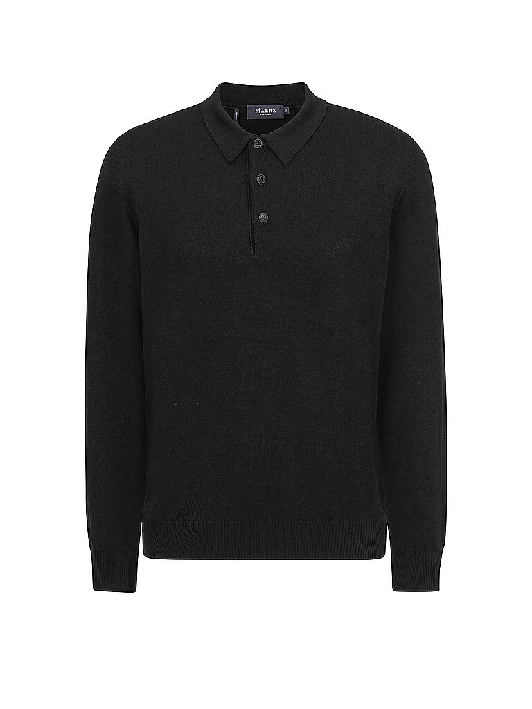 Polo-Pullover schwarz 54 herren