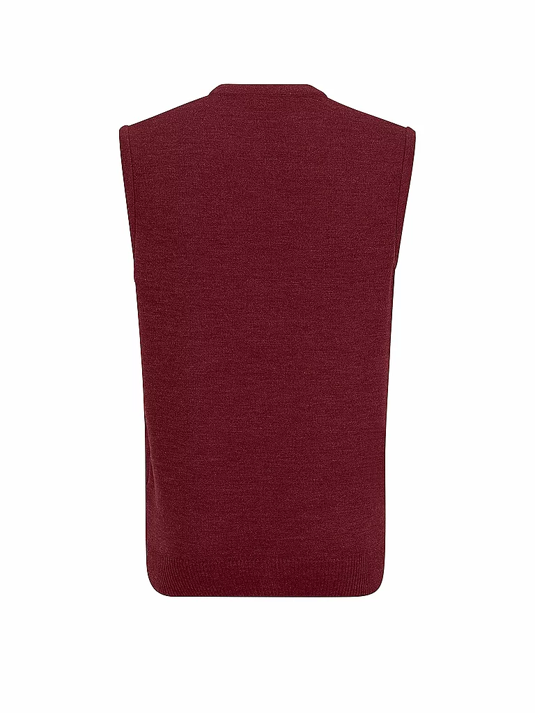 Maerz Size 50 Sleeveless Knit Pullover Bordeaux 2