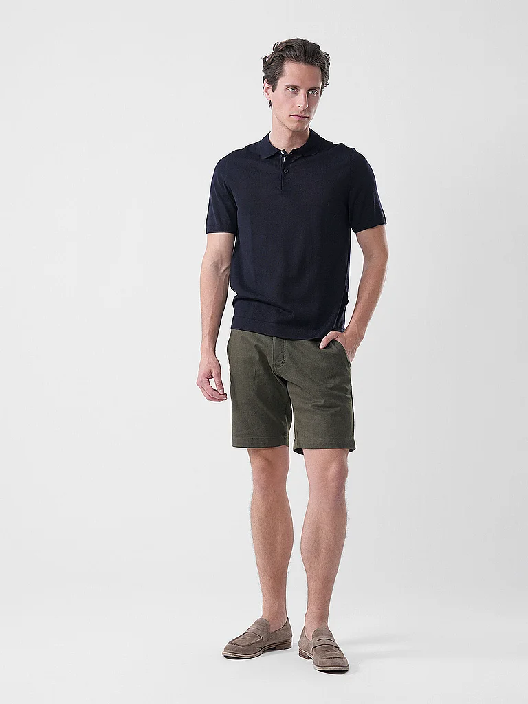 Maerz Polo Knit Navy 56 5