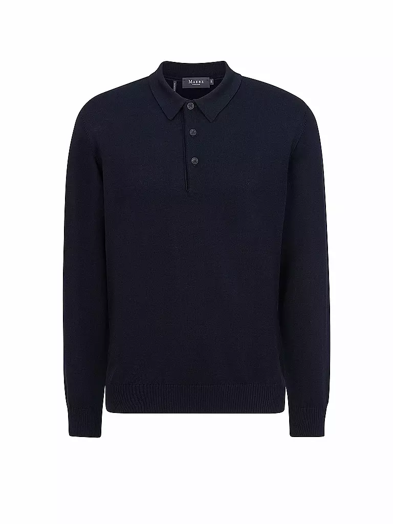 MAERZ | Polo-Pullover | blau