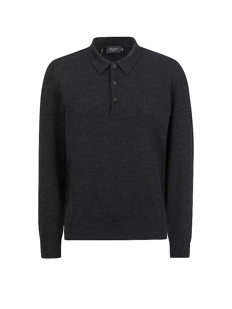 MAERZ | Polo-Pullover | grau