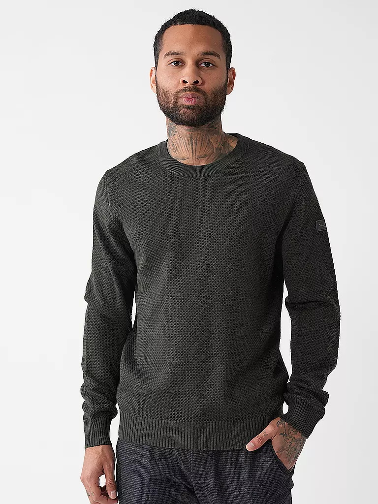 MAERZ | Pullover | dunkelgrün