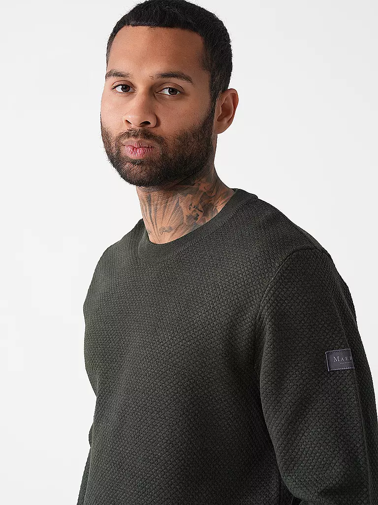 MAERZ | Pullover | dunkelgrün