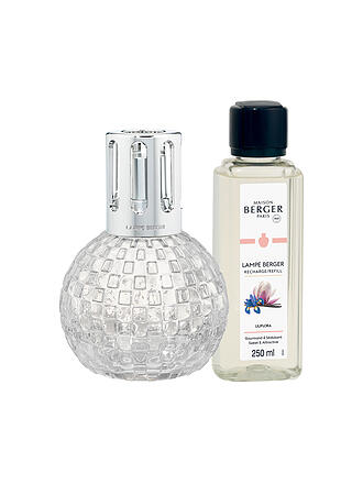 MAISON BERGER PARIS | Lampe Berge Falcon-Set 250ml DISCO TRANSPARENTE Lilflora