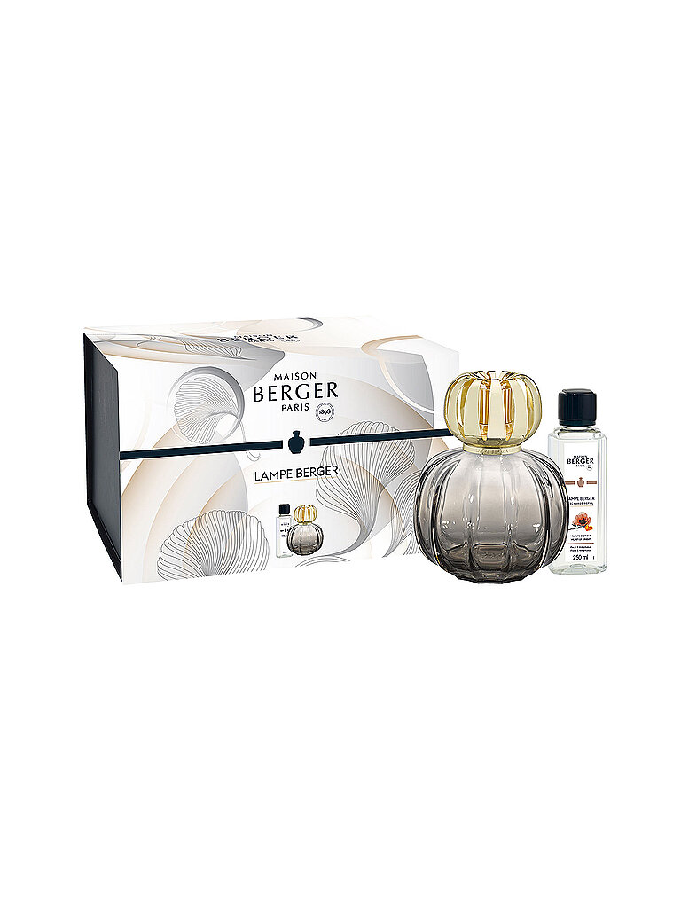 MAISON BERGER PARIS Lampe Berge Falcon-Set 250ml CAROLI GRISE Velous D Orient  hellgrau