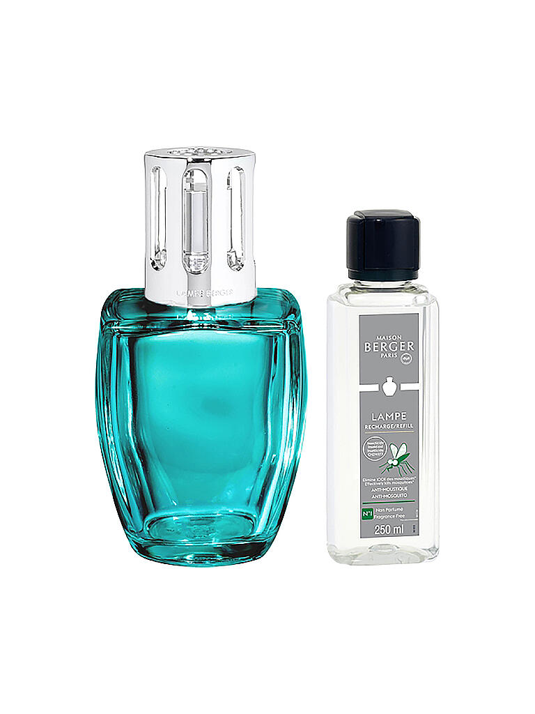 MAISON BERGER PARIS | Anti Mücken Set Lampe Berger June Blau | blau