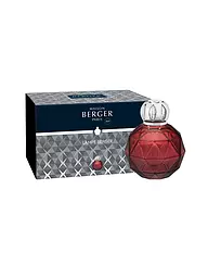 MAISON BERGER PARIS | Lampe Berger Geode Weiß gefrostet | rot