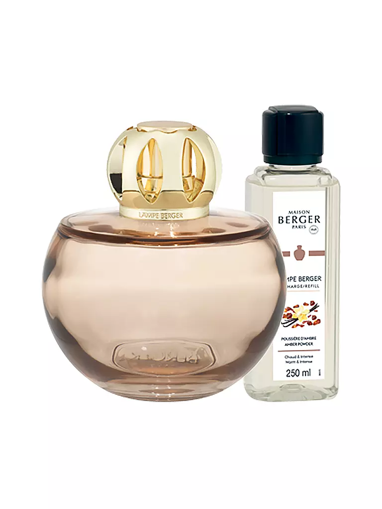 MAISON BERGER PARIS | Lampe Berger Set HOLLY NUDE +250ml Amber Power | beige
