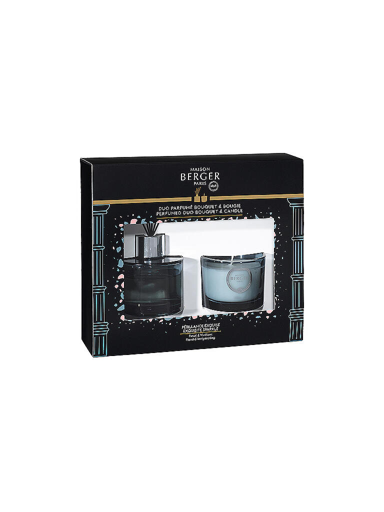MAISON BERGER PARIS | Olympe Raumduft Set Diffuser + Duftkerze | grau