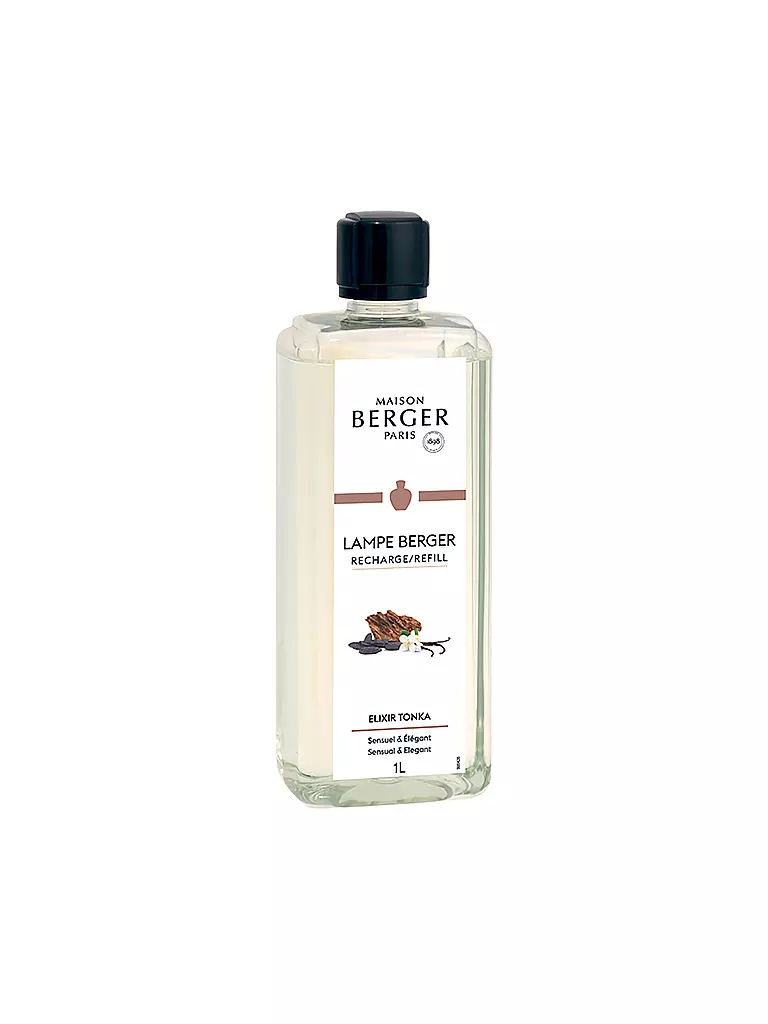 MAISON BERGER PARIS | Refill Umhüllende Tonkabohne - Lampe Berger Duft 1000ml | transparent