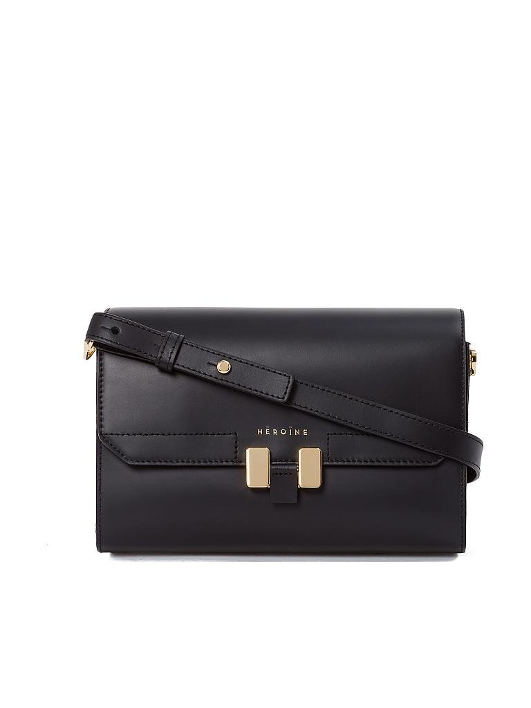 MAISON HEROINE | Ledertasche "Lilia Tablet Mini" | schwarz