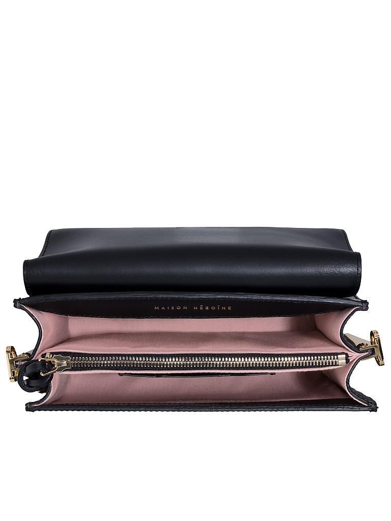 MAISON HEROINE | Ledertasche "Lilia Tablet Mini" | schwarz