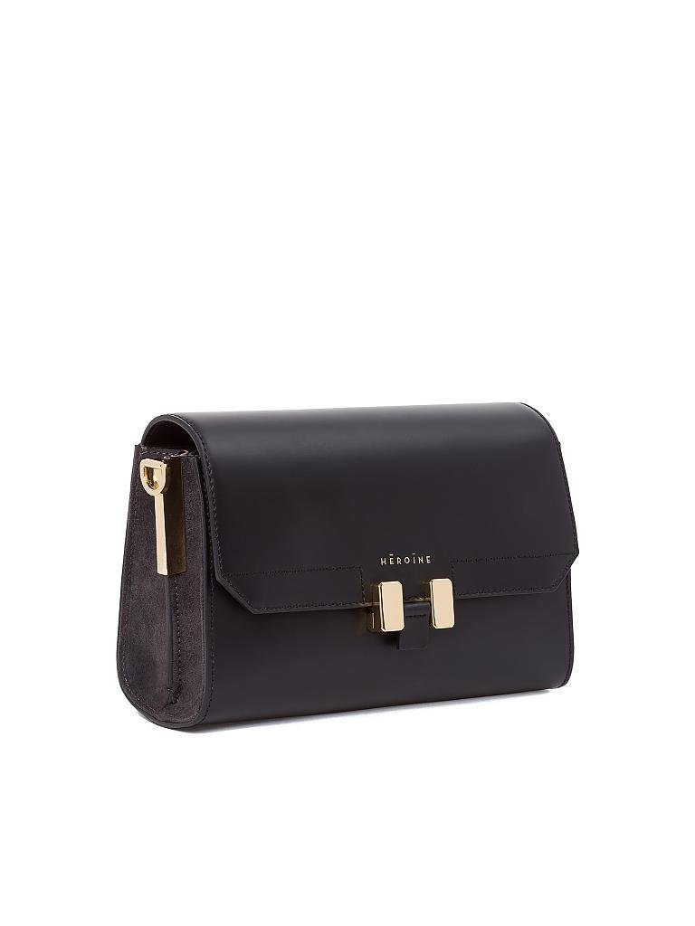 MAISON HEROINE | Ledertasche "Lilia Tablet Mini" | schwarz