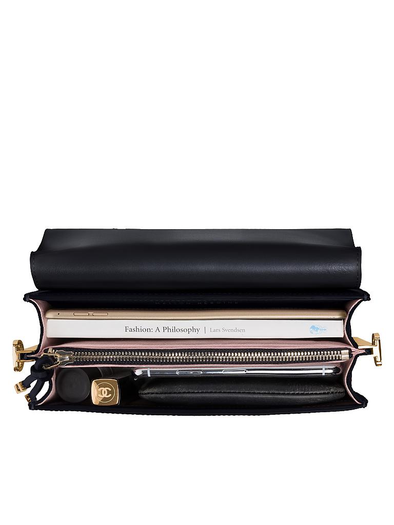 MAISON HEROINE | Ledertasche "Lilia Tablet Mini" | schwarz