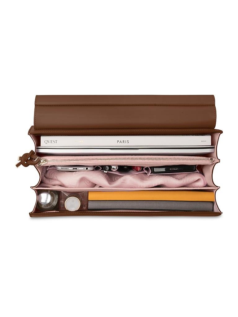 MAISON HEROINE | Ledertasche "Marlene 13" | grau