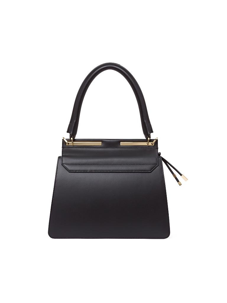 MAISON HEROINE | Ledertasche "Marlene Tablet" | schwarz