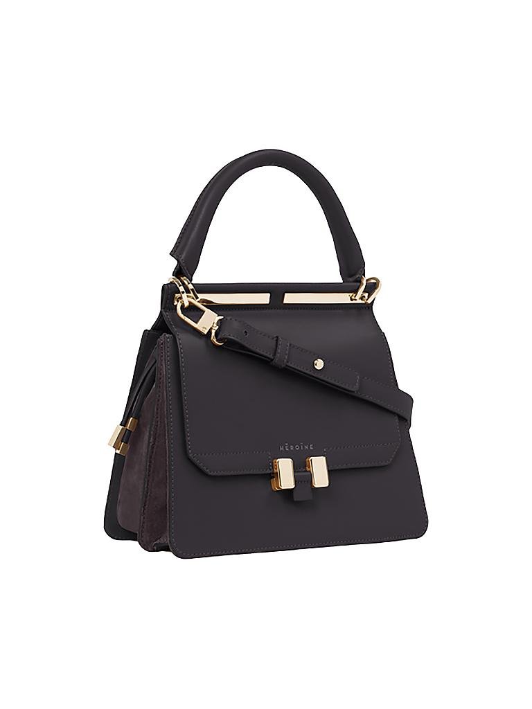 MAISON HEROINE | Ledertasche "Marlene Tablet Mini" | schwarz