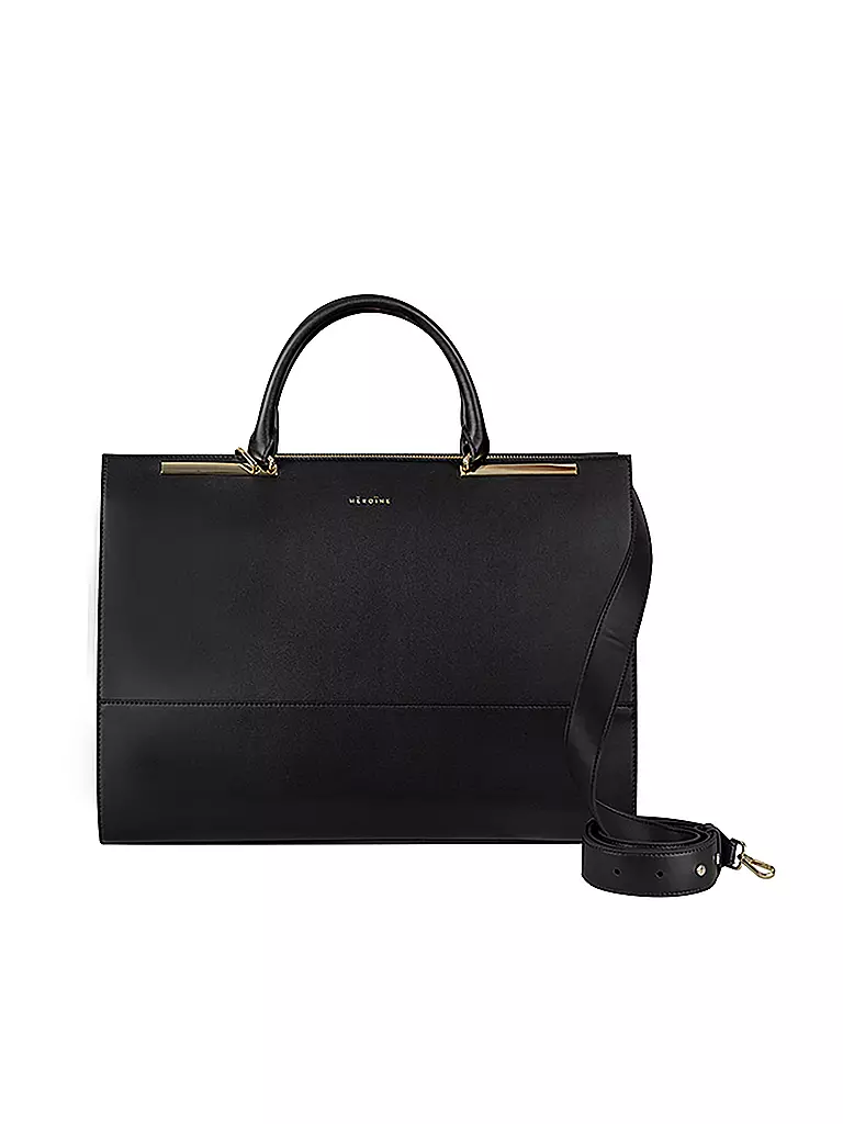 MAISON HEROINE | Ledertasche - Laptoptasche SOFIA  | schwarz