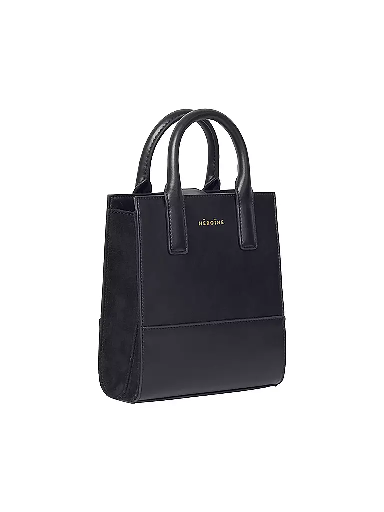 MAISON HEROINE | Ledertasche - Mini Bag Kira Nano | schwarz