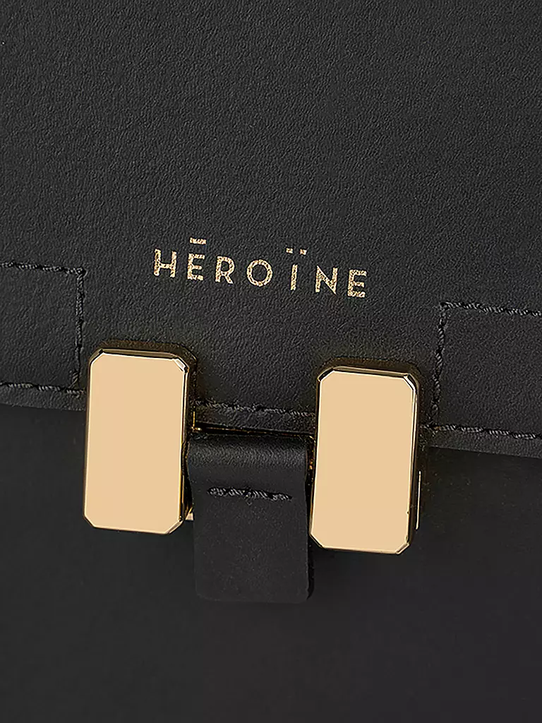 MAISON HEROINE | Ledertasche Marlene Tablet Mini | schwarz