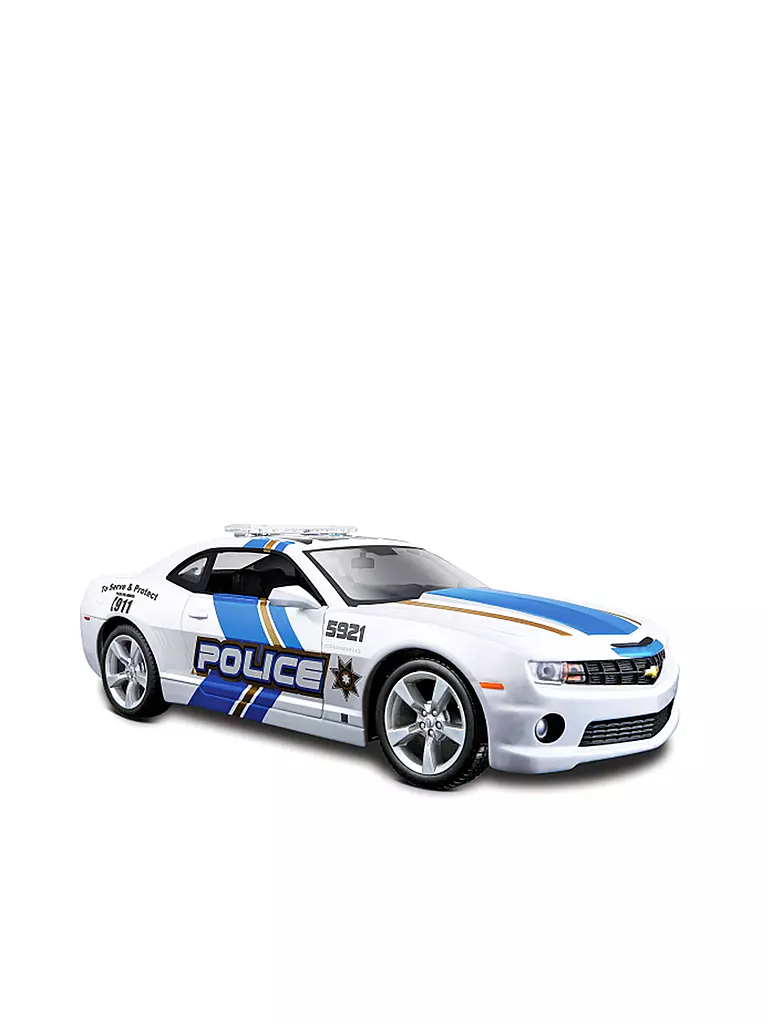 MAISTO | Modellfahrzeug - 1:24 Chevrolet Camaro SS RS 10 "Polizei" | keine Farbe