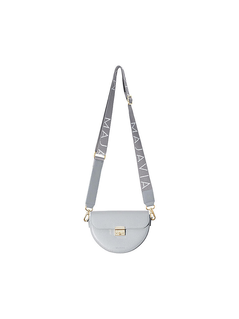 MAJAVIA | Ledertasche - Mini Bag | grau