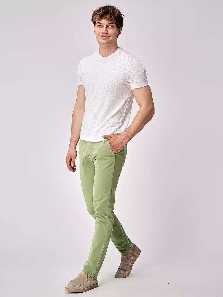 MAJESTIC FILATURES | Leinen T-Shirt | weiss