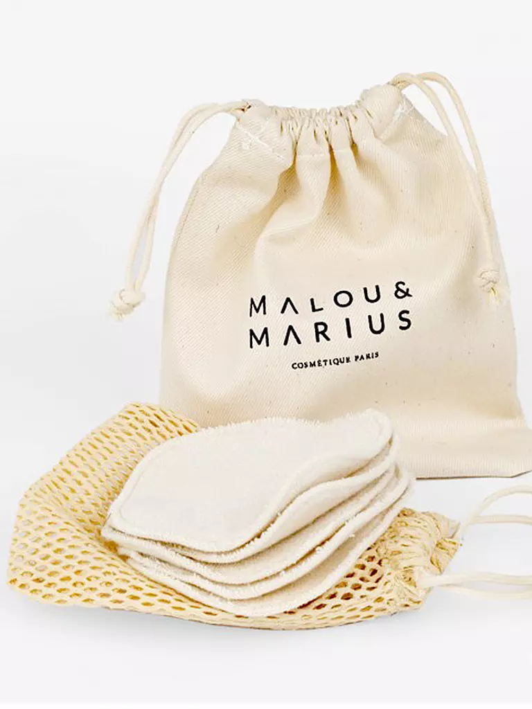 MALOU & MARIUS | 5 waschbare Make Up Pads | weiss