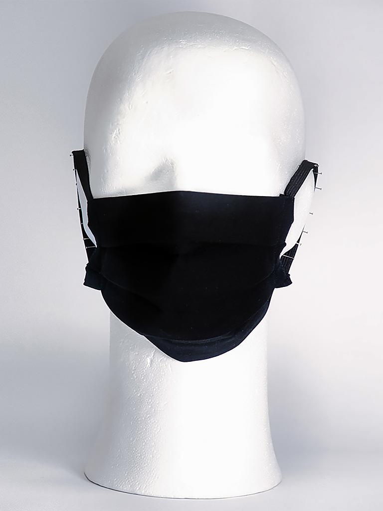 MANUEL ESSL DESIGN | Mund-Nasen-Maske " All Black " | schwarz