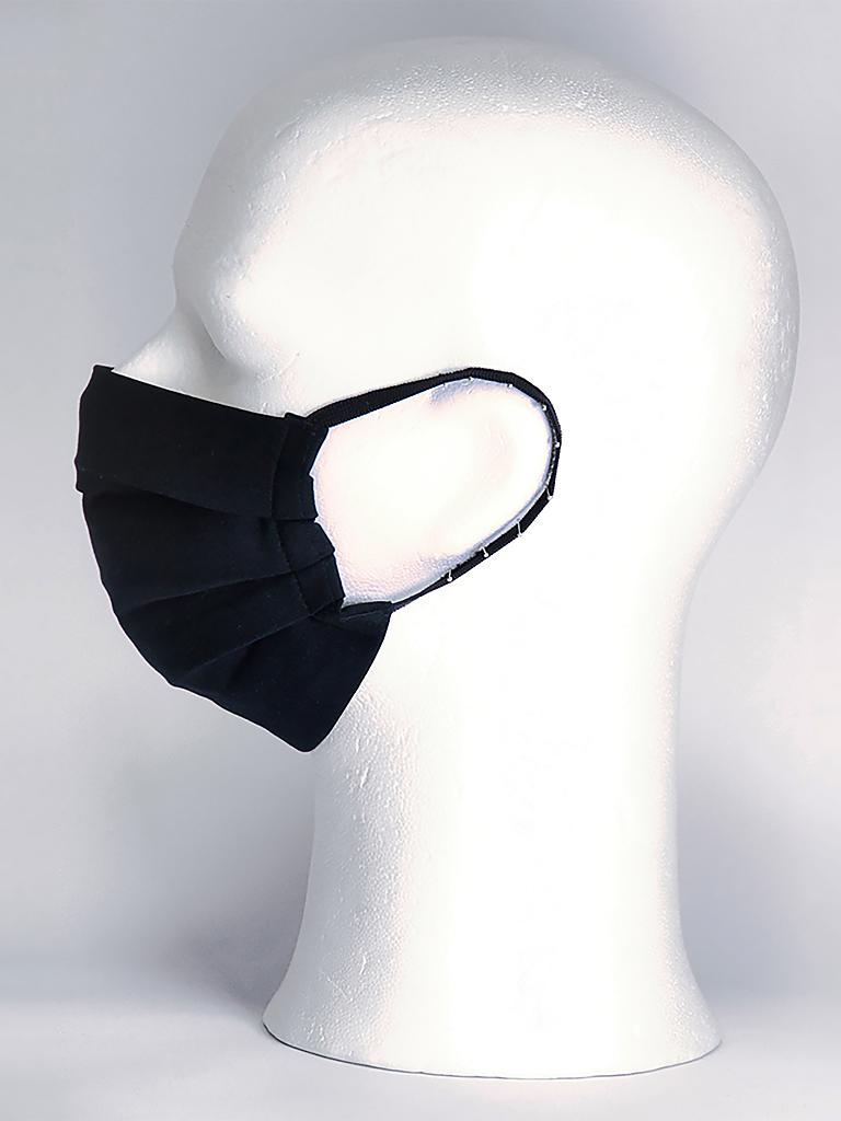 MANUEL ESSL DESIGN | Mund-Nasen-Maske " All Black " | schwarz