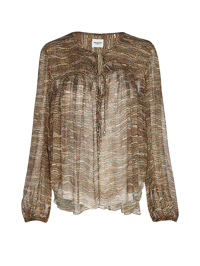 MARANT ETOILE Blusenshirt ADVIKA hellbraun | 40