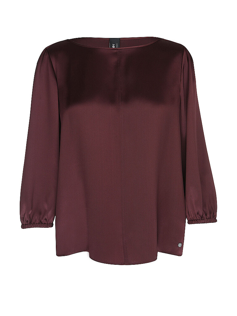 MARC CAIN  Seidenbluse  dunkelrot | 38