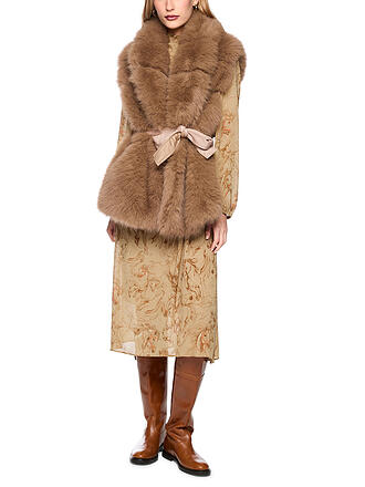 MARC CAIN | Gilet in Felloptik 