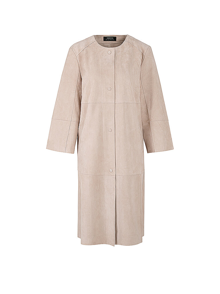 MARC CAIN Ledermantel hellgrau | 40