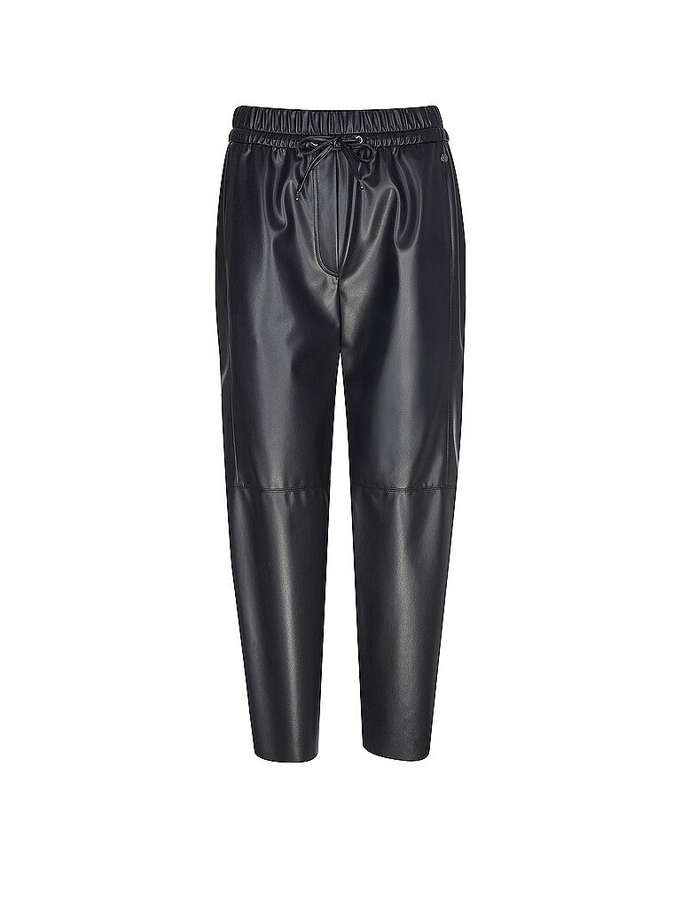 CAIN Hose Jogging Fit in Lederoptik RANCHI dunkelblau 42 damen