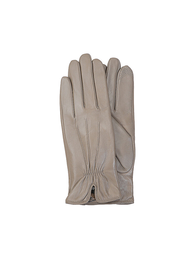 MARC CAIN Lederhandschuhe grau