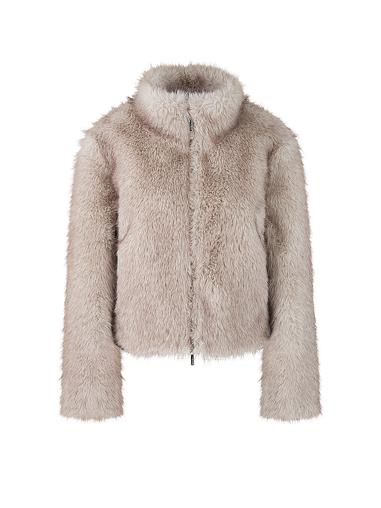 CAIN Jacke in Felloptik hellgrau 36 damen